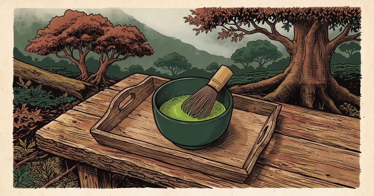 Matcha ceremonialna z Jingshan: skąd się wzięła i jak ją pijemy
