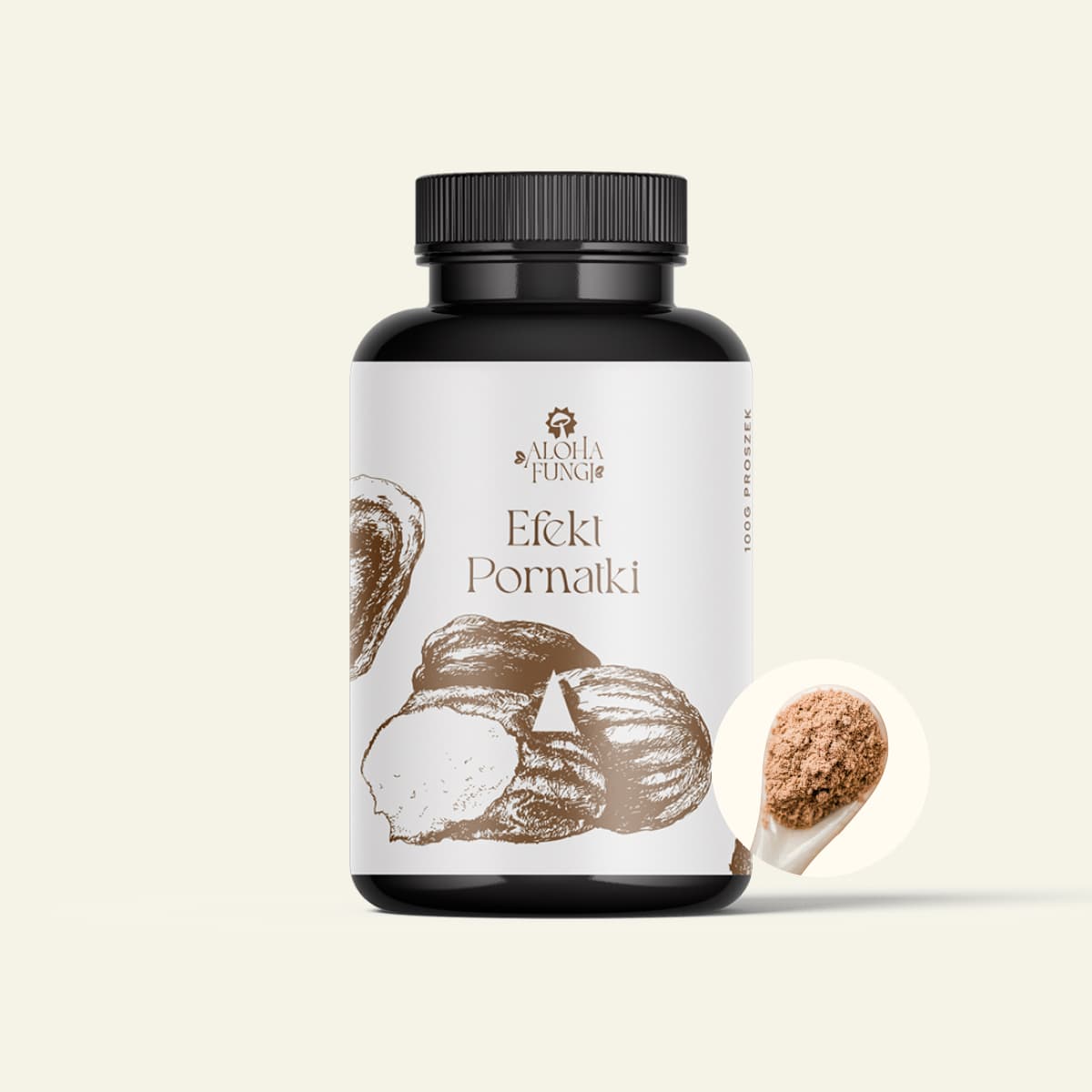 Pornatka Proszki · LONGEVITY, opakowanie produktu Aloha Fungi